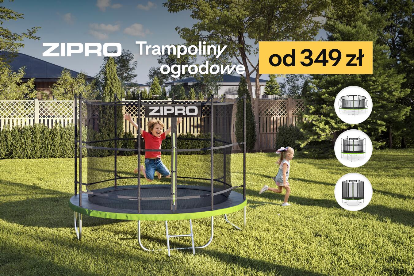 Trampoliny ogrodowe od 349zł