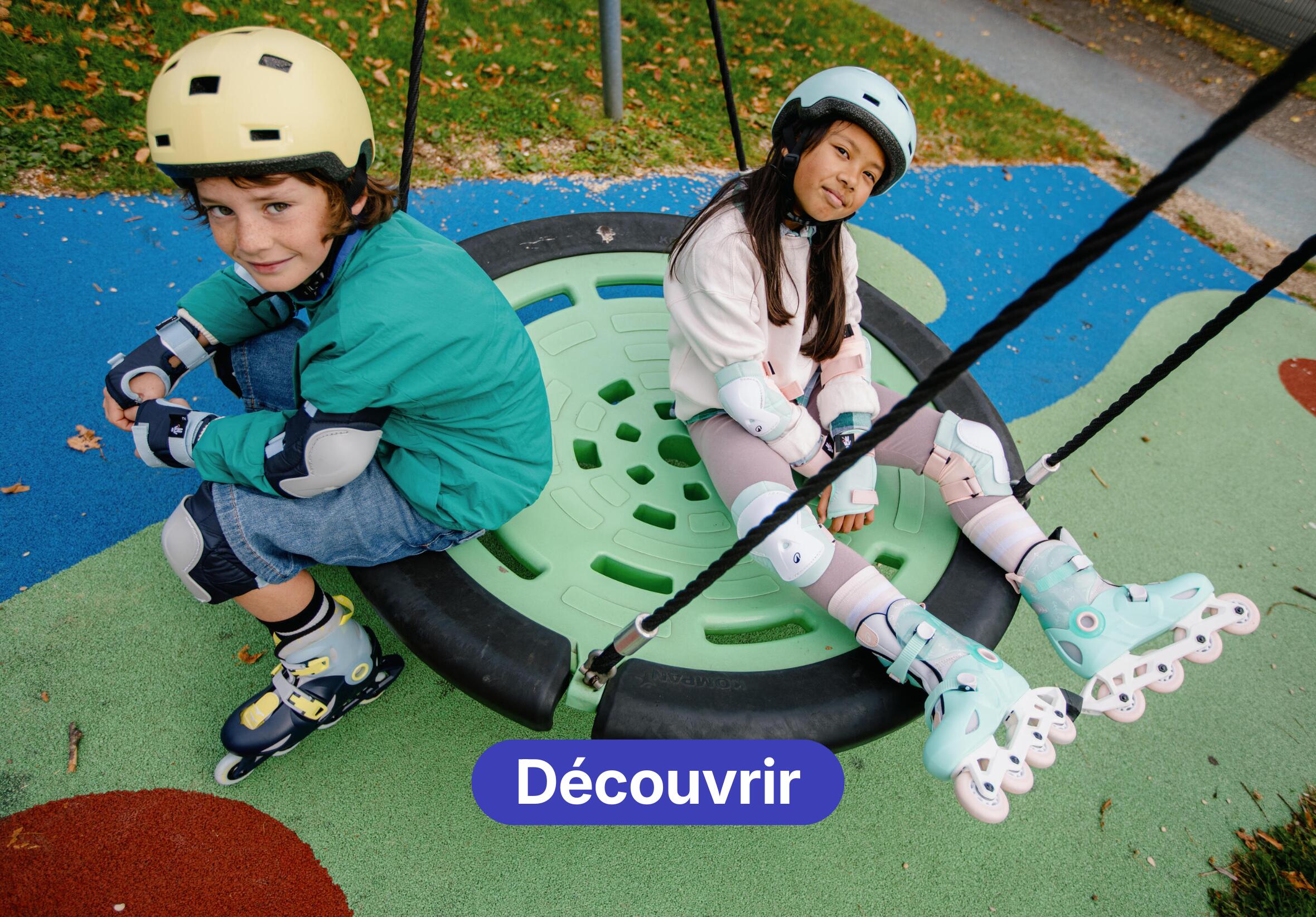 panoplie roller + set protesction decathlon Maroc