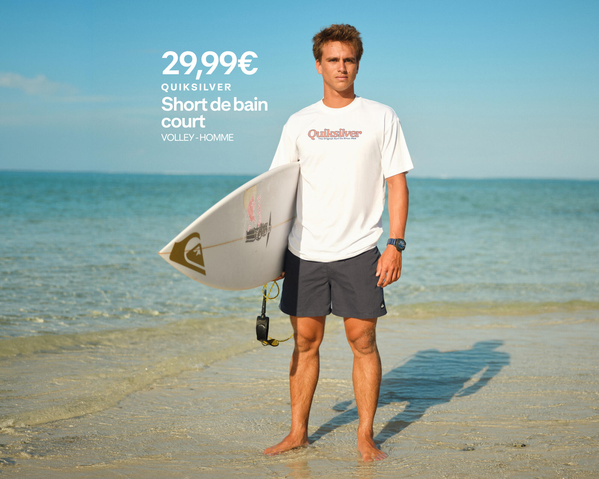 Short de bain court Quicksilver 29,99€