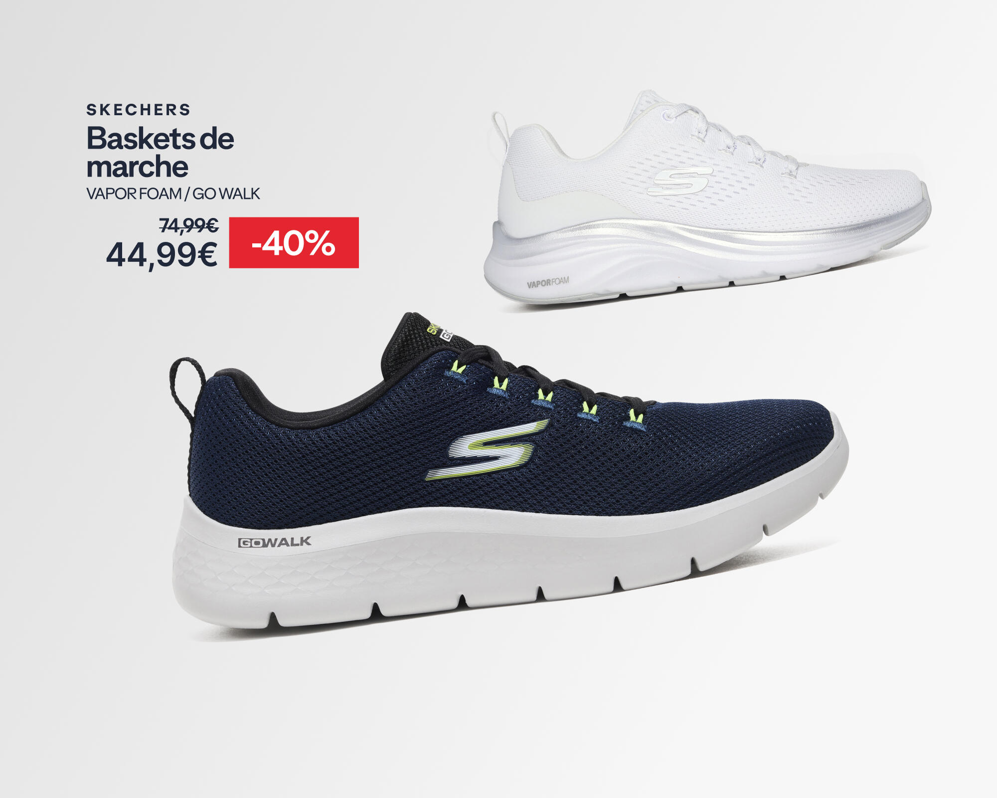 Basket de marche sketchers 44,99€