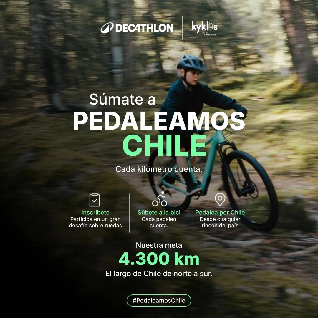 ¡Pedaleemos juntos por Chile!