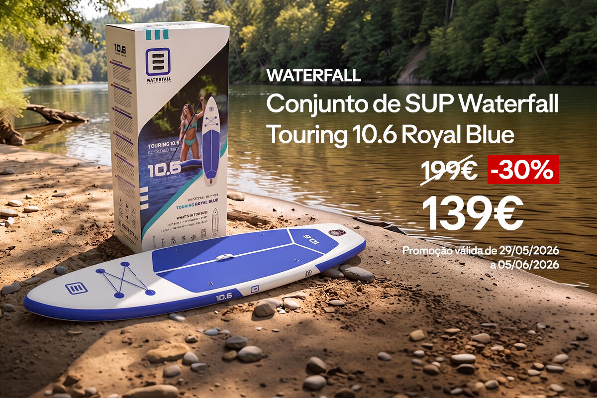 Conjunto de SUP Waterfall Touring 10.6 Royal Blue