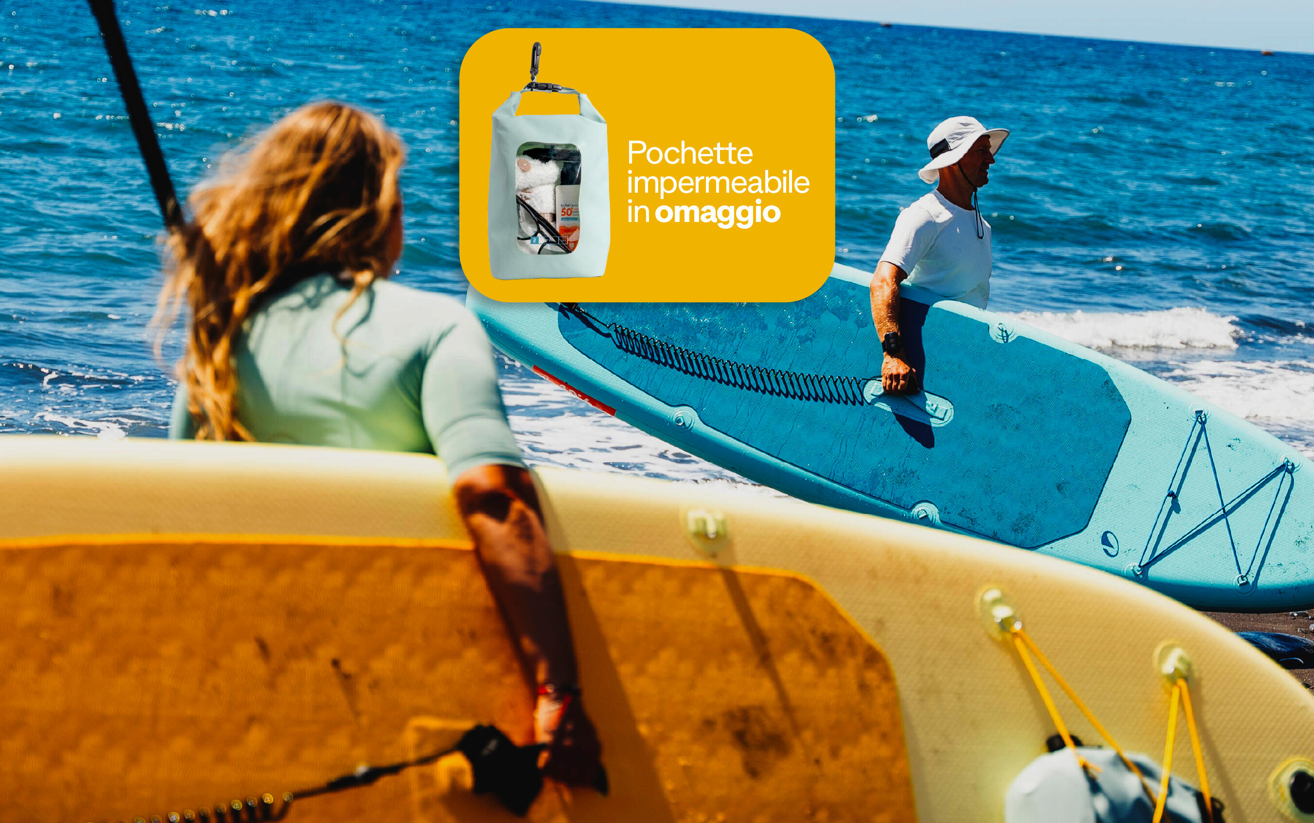 attivazione sup e kayak + sacca stagna
