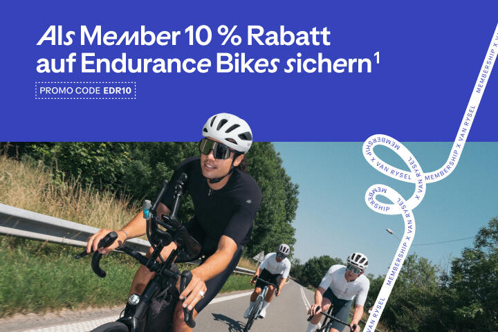 Als Member 10% Rabatt auf Endurance Bikes sichern