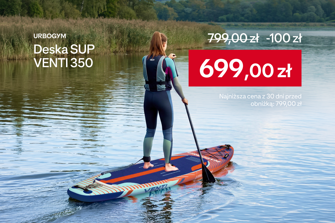 Deska SUP VENTI 350 za 699,00 zł