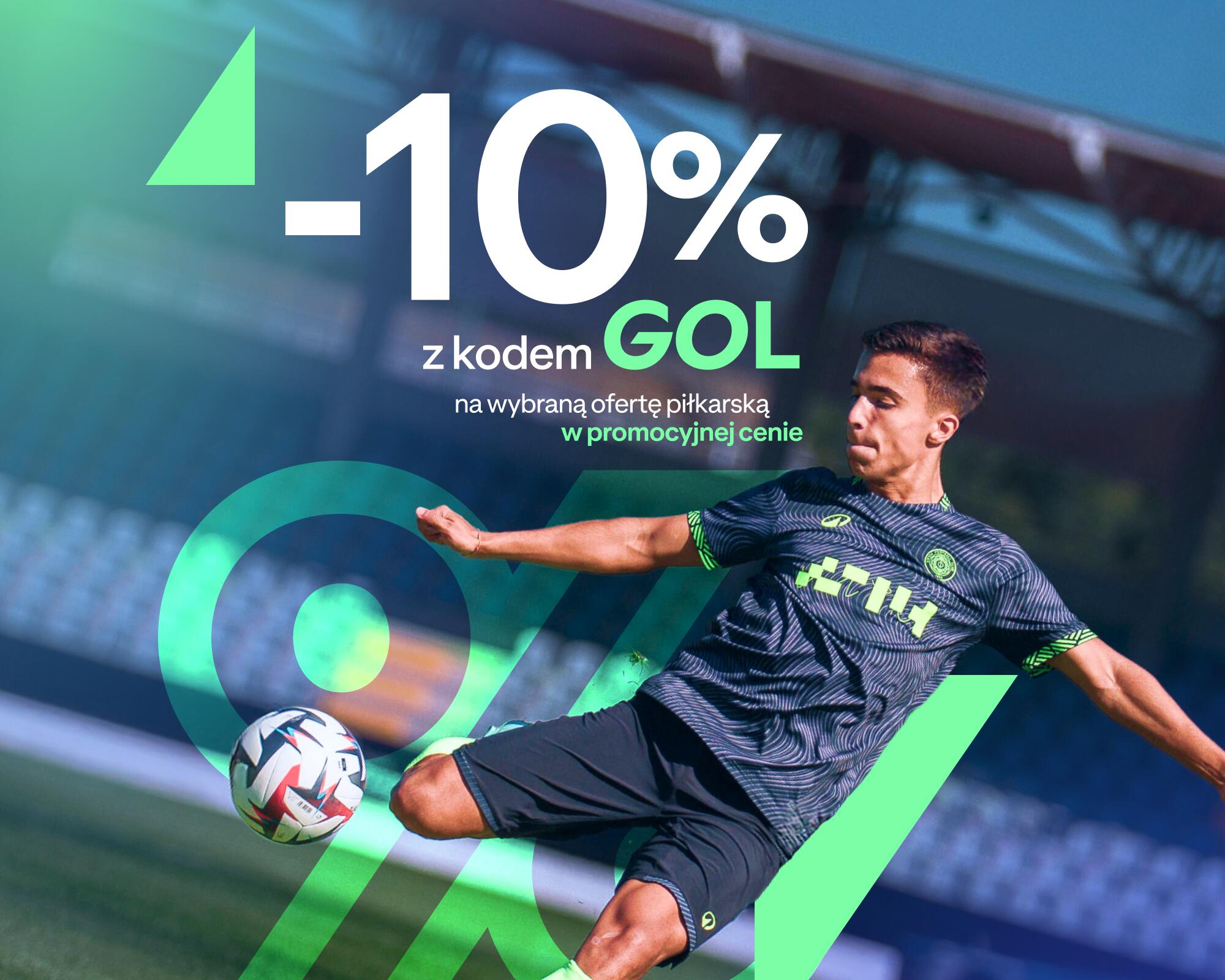 Dodatkowe -10% z kodem "GOL" na produkty przecenione