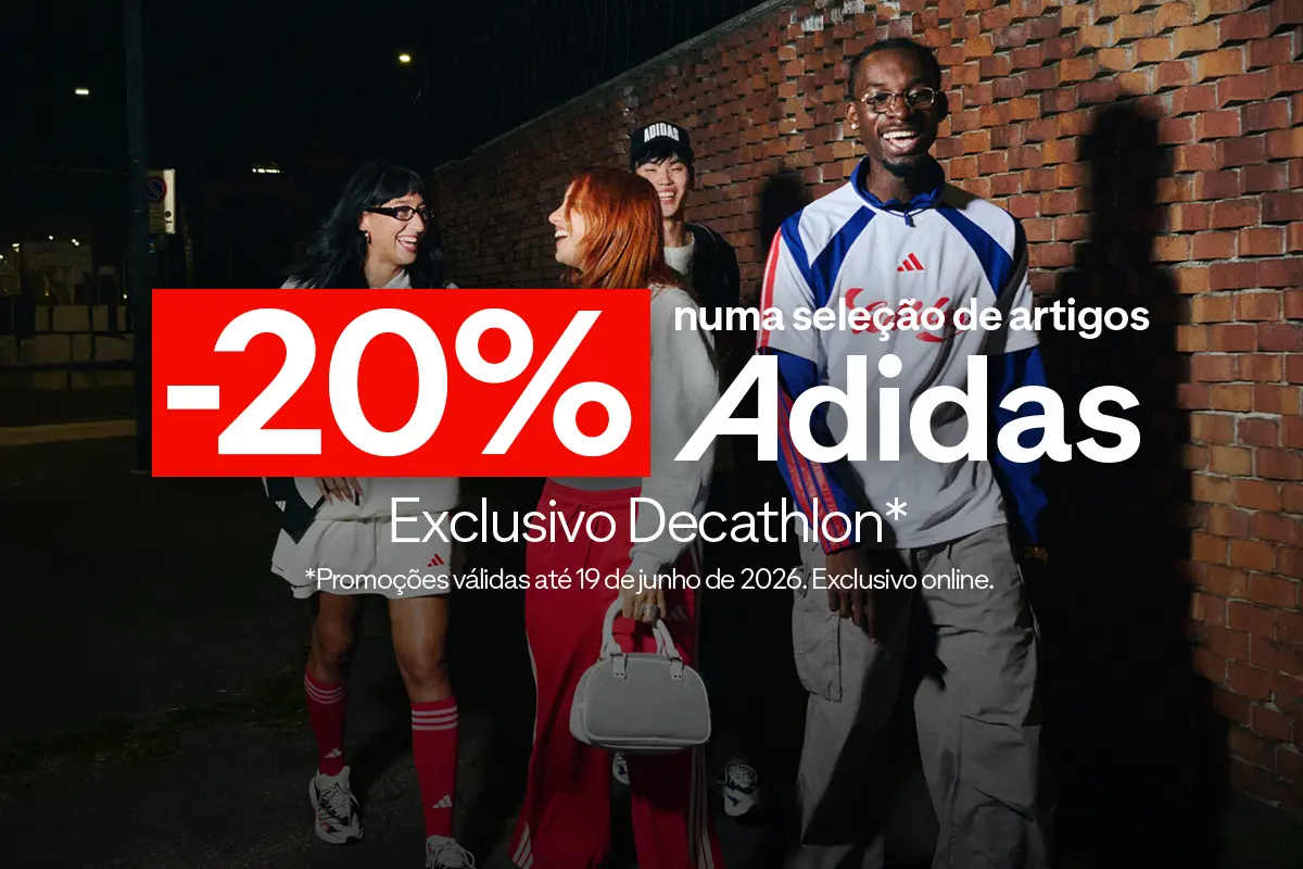 -20% numa seleção de artigos Adidas