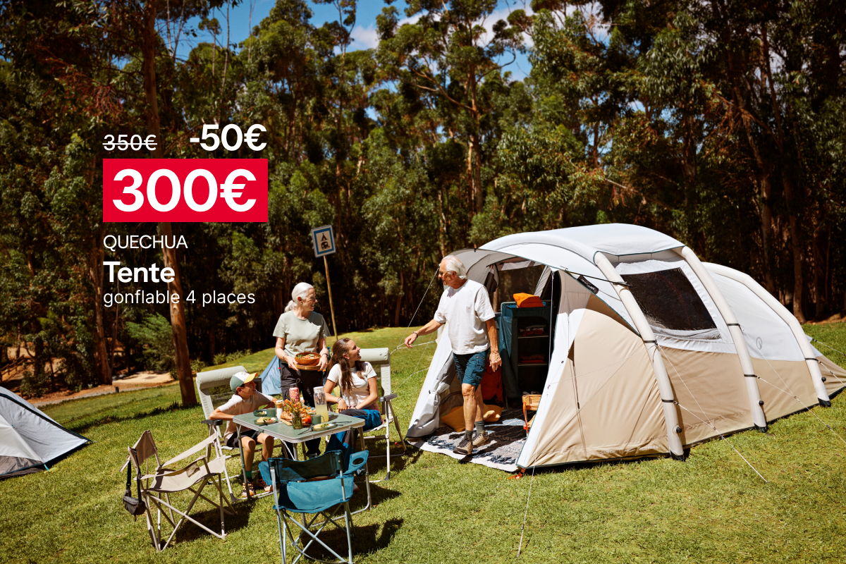 famille en camping