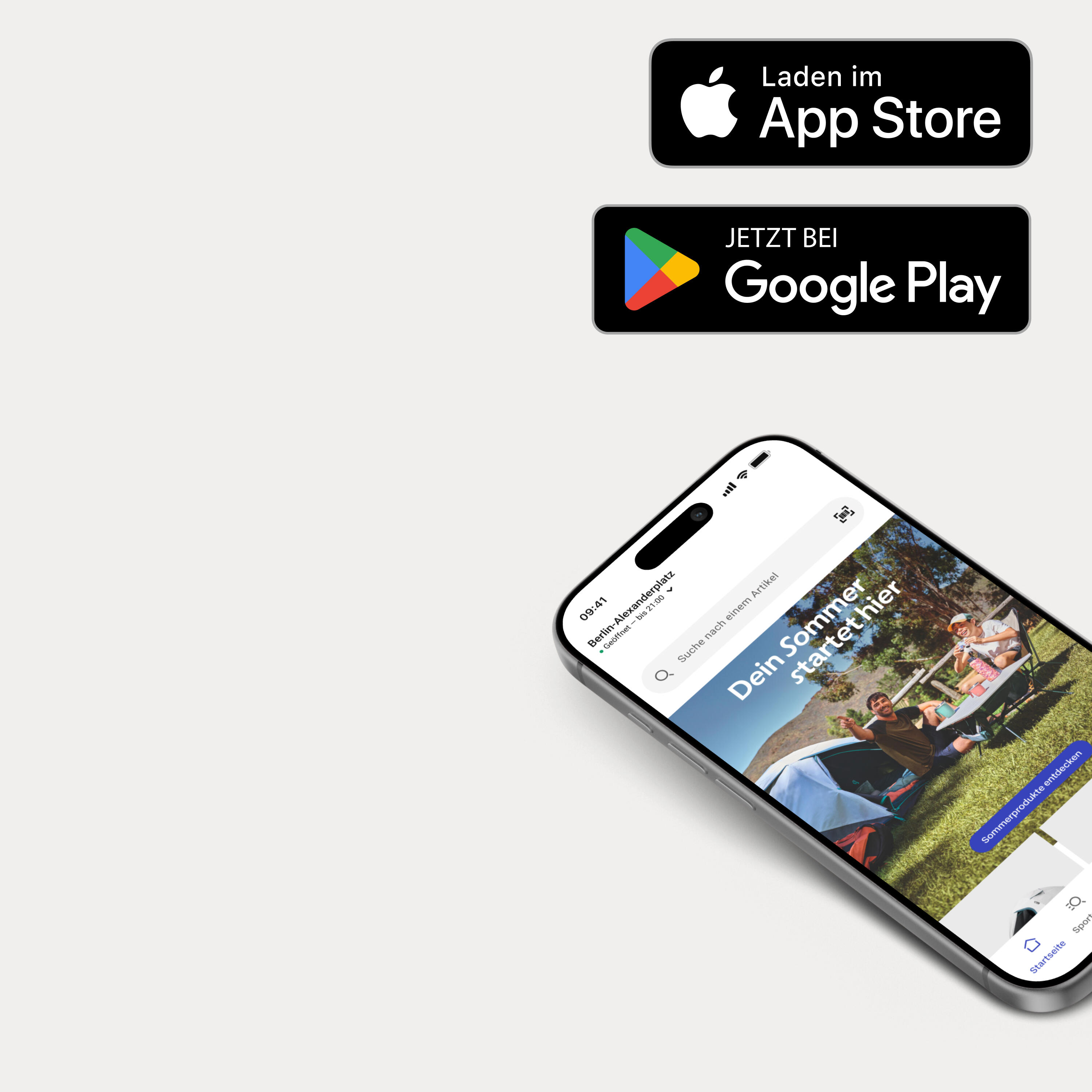 App Informationen zum Google Play Store und App Store