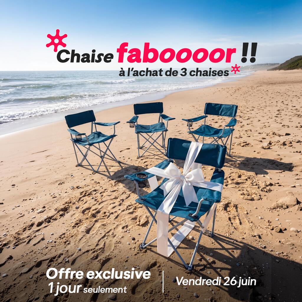 chaises promotion decathlon maroc