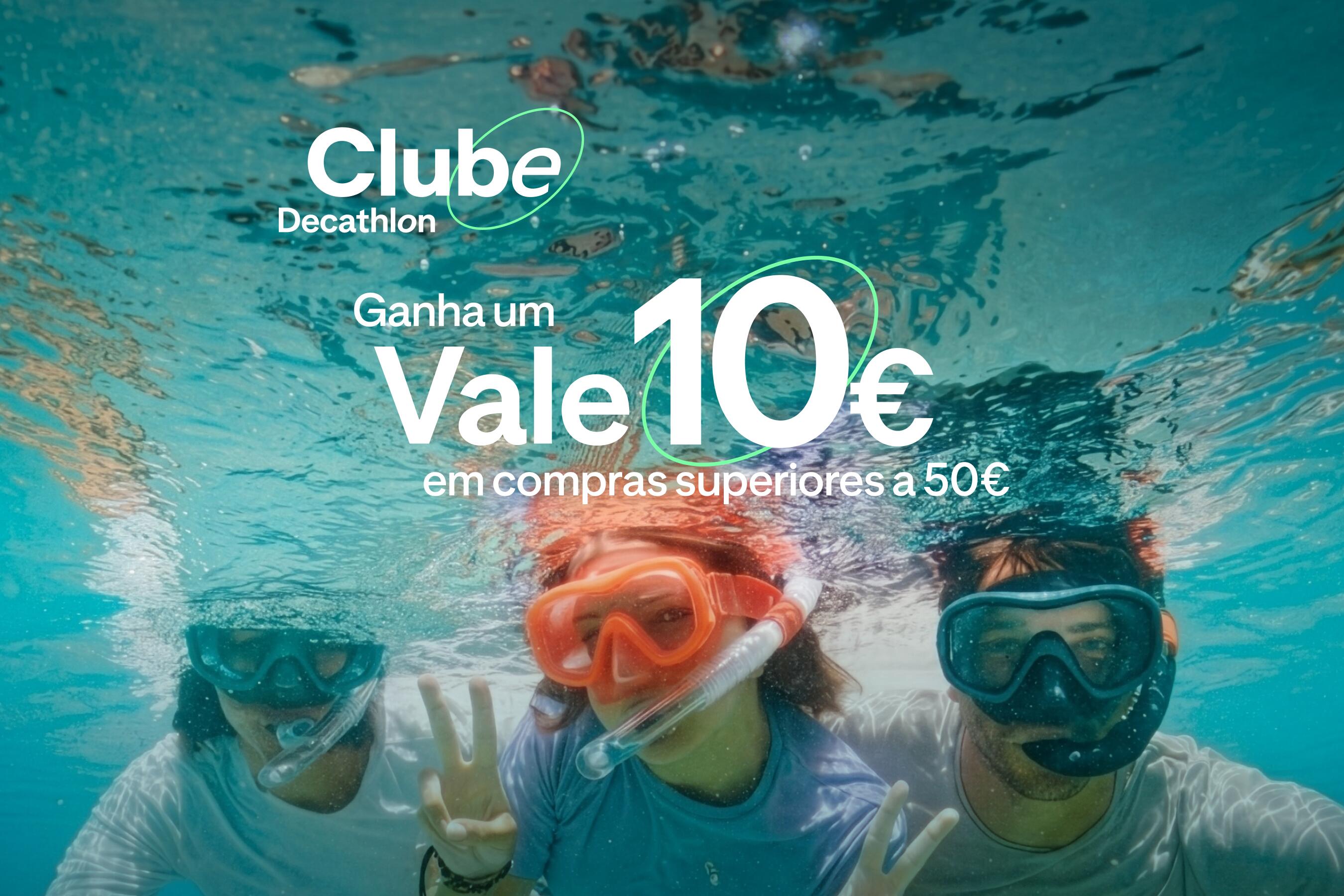 Banner informativo campanha gasta 50€ ganha 10€ em futuras compras