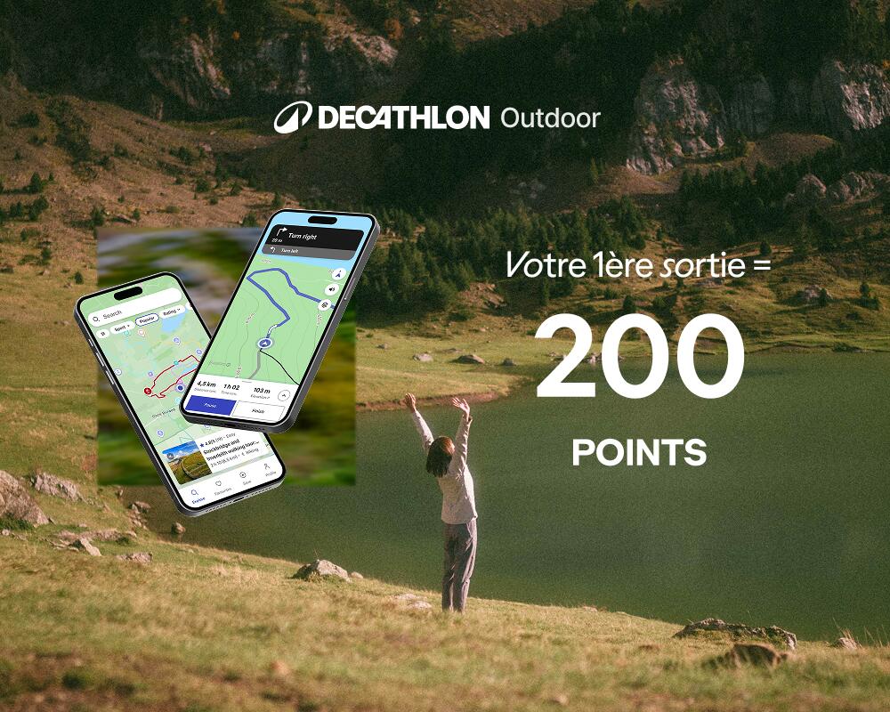 Decathlon Outdoor : votre 1ère sortie = 200 points