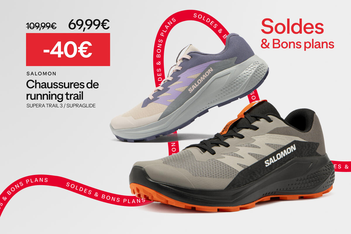 SALOMON Chaussures de running trail homme, Salomon supera trail 3, gris noir 109,99€ 69,99€ 40€ de réduction
