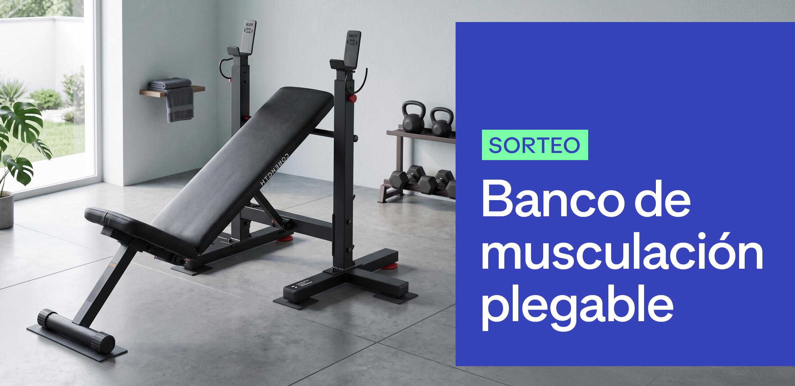SORTEO BANCO DE MUSCULACIÓN PLEGABLE