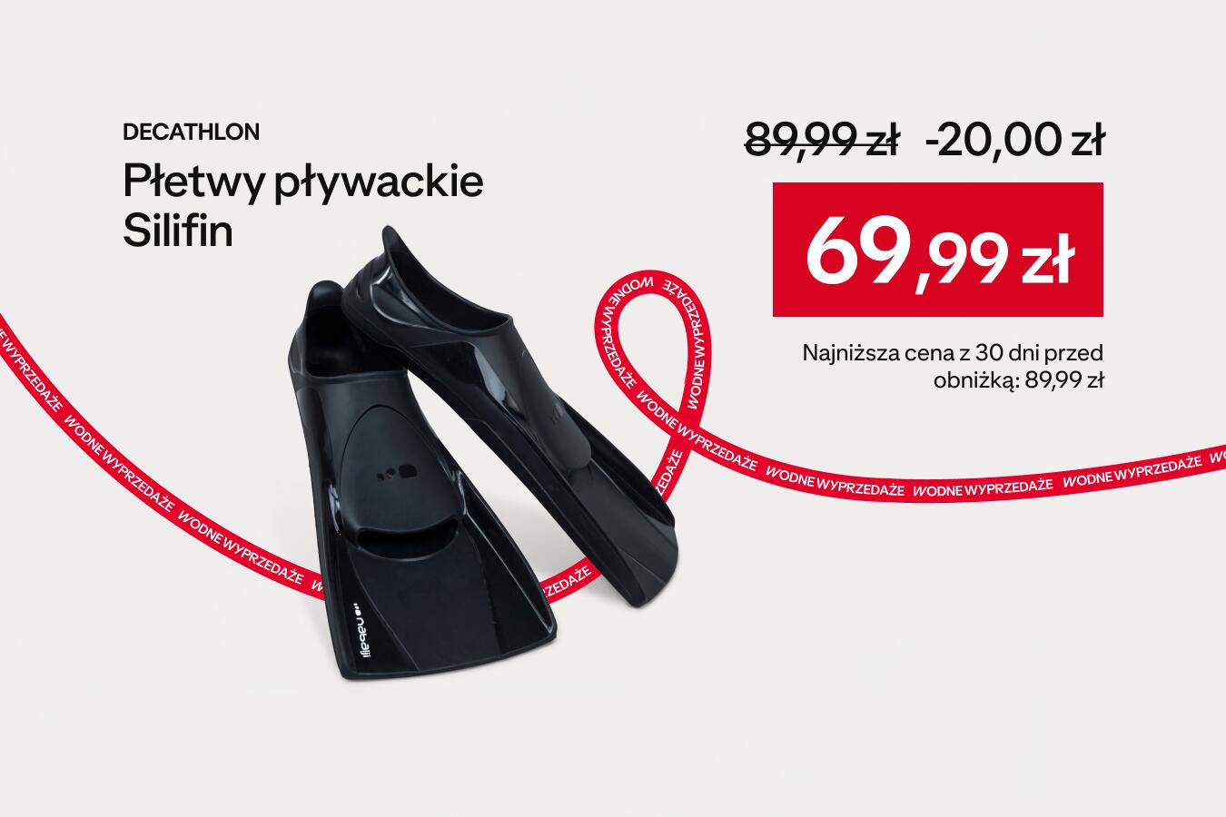 Płetwy pływackie Silifin za 69,99 zł