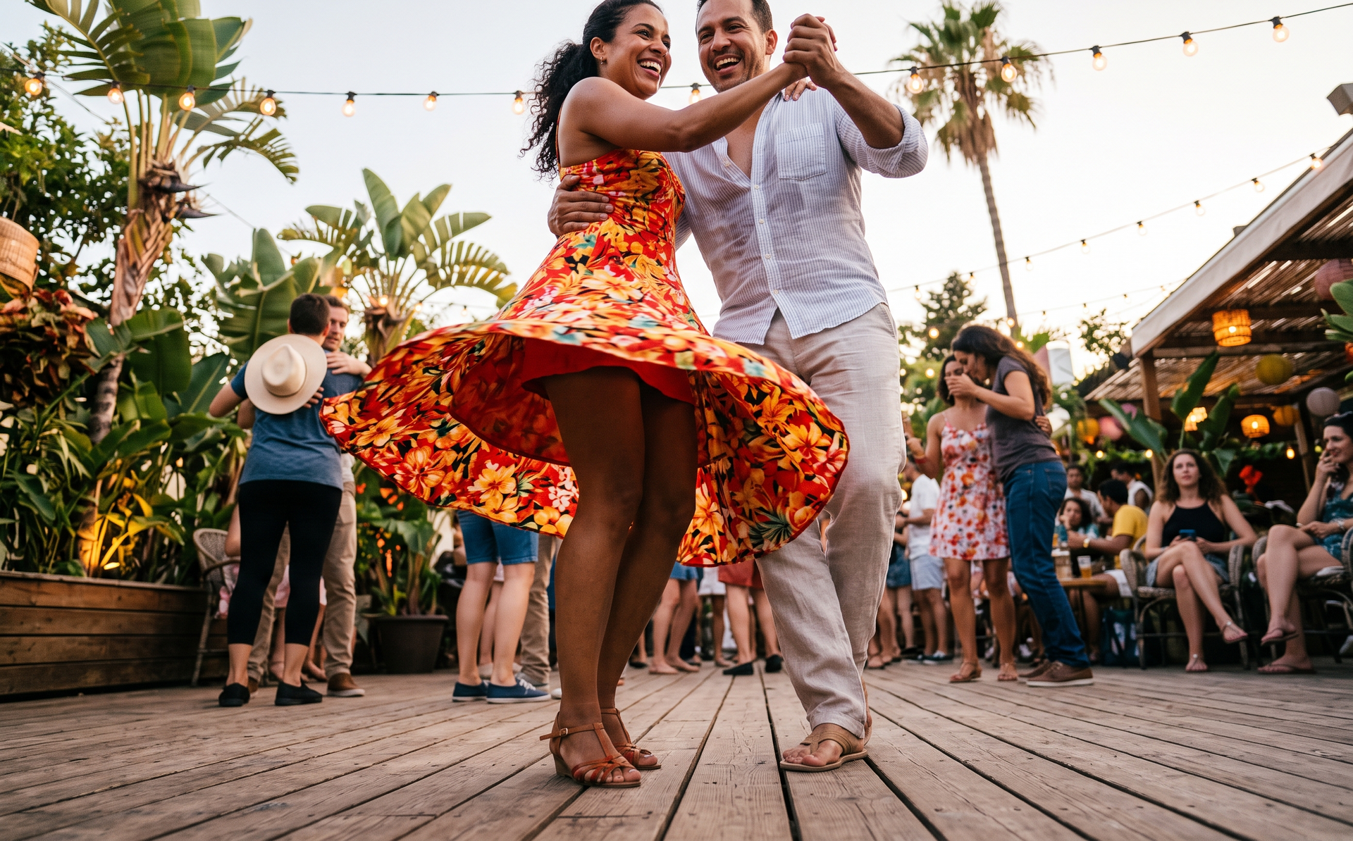 Para tańcząca merengue