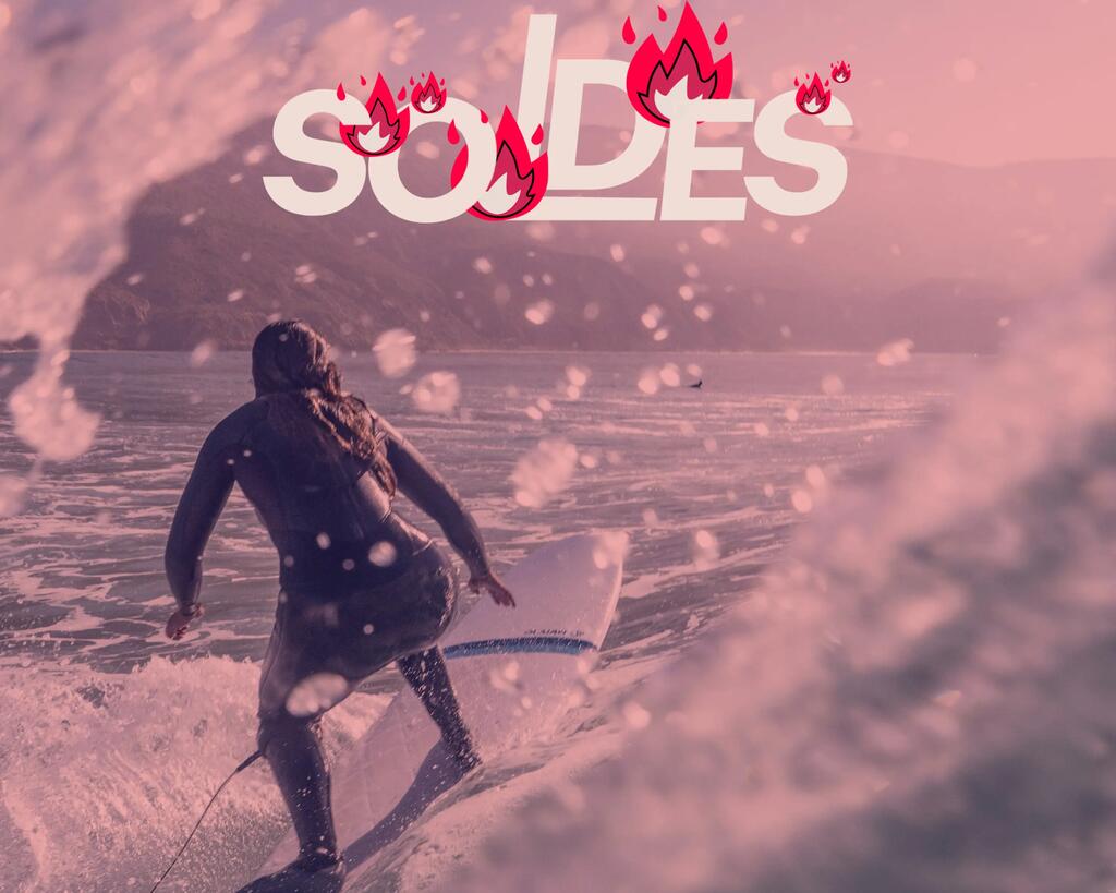 Soldes Sports d'eau : Équipement surf, natation et plage à petit prix