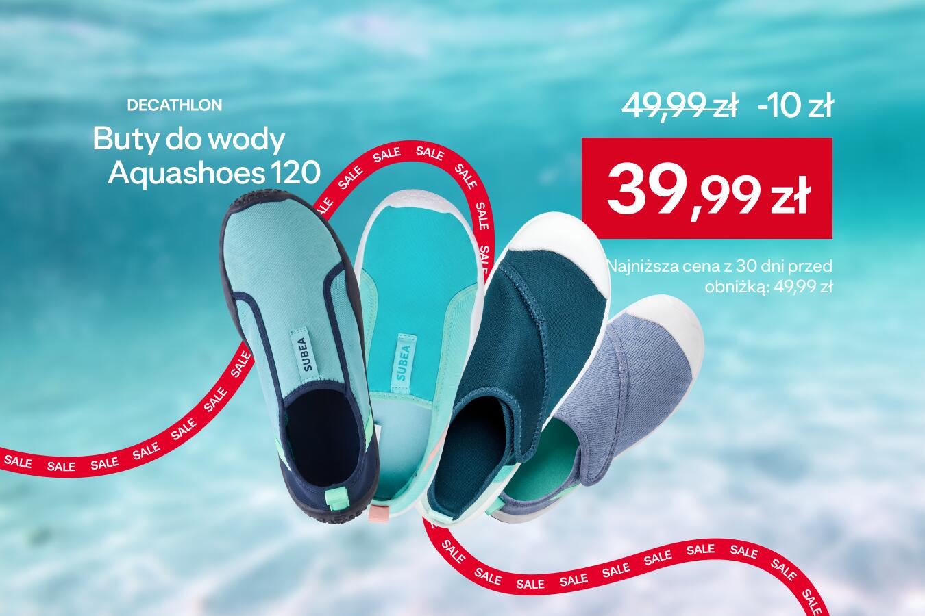Buty do wody Aquashoesy 120 za 39,99 zł