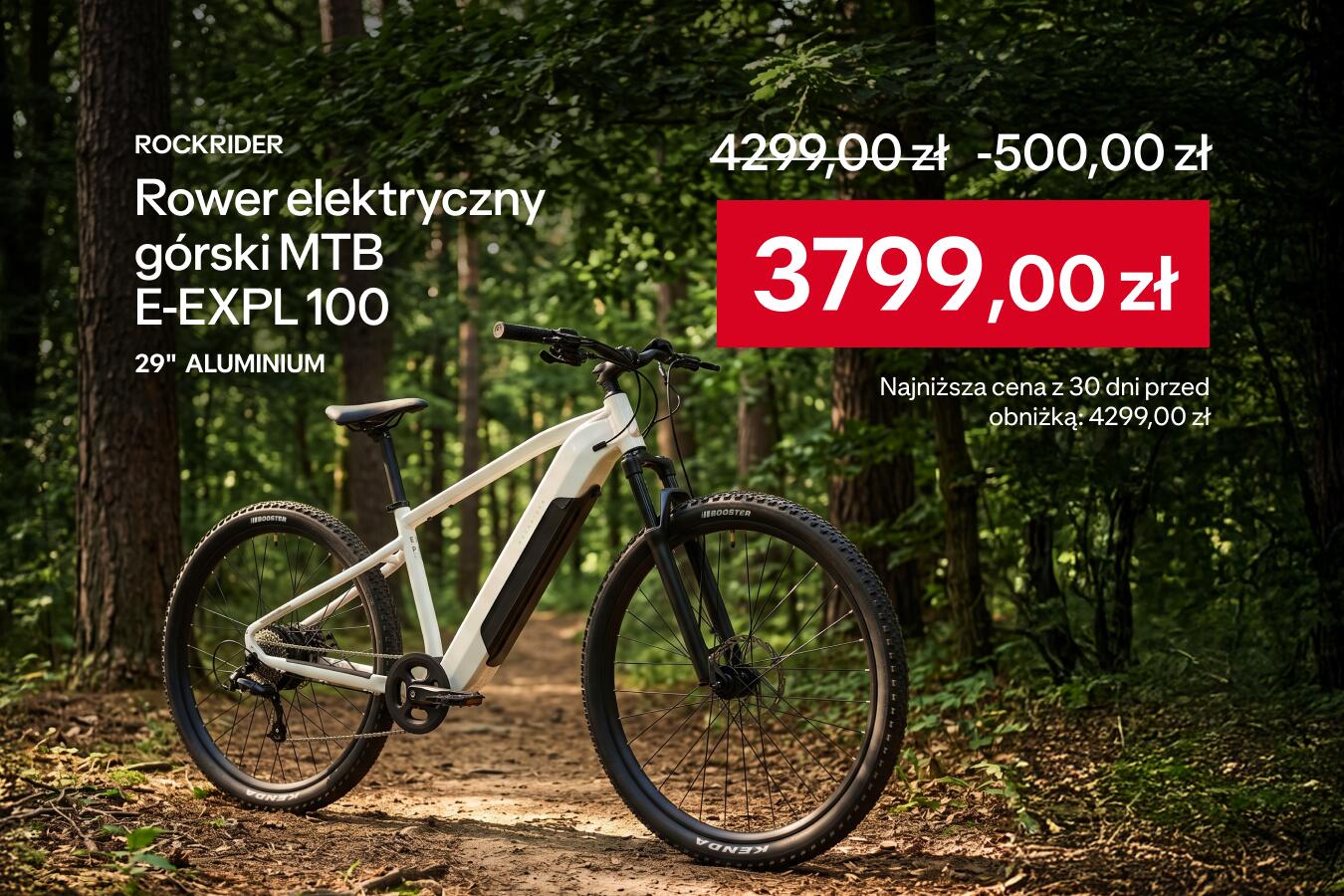 Rower elektryczny górski MTB E-EXPL 100 za 3799,00 zł