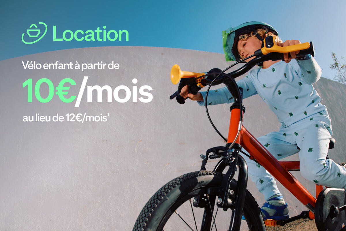 Location : vélo enfant à partir de 10€/mois au lieu de 12€/mois