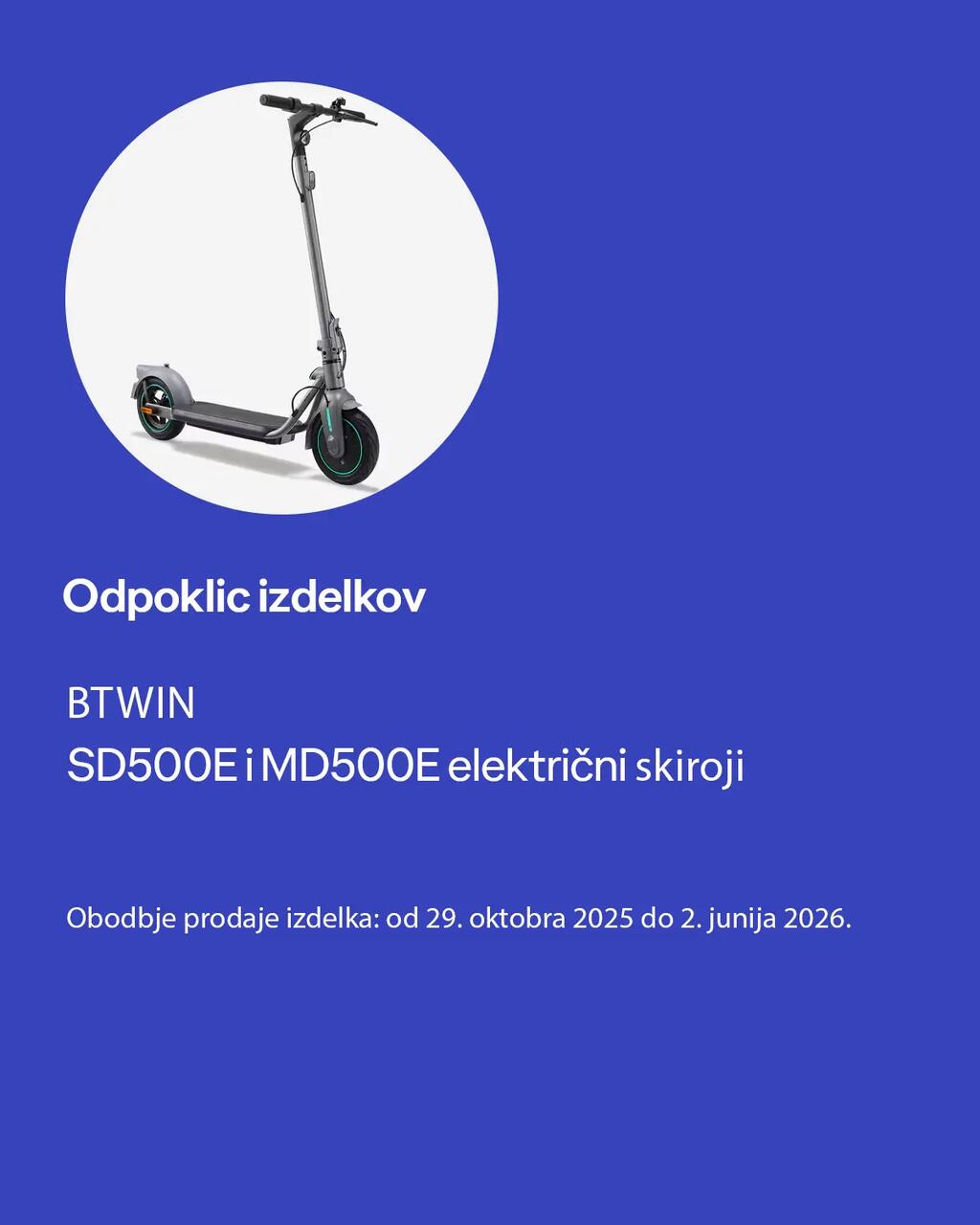 Odpoklic izdelkov