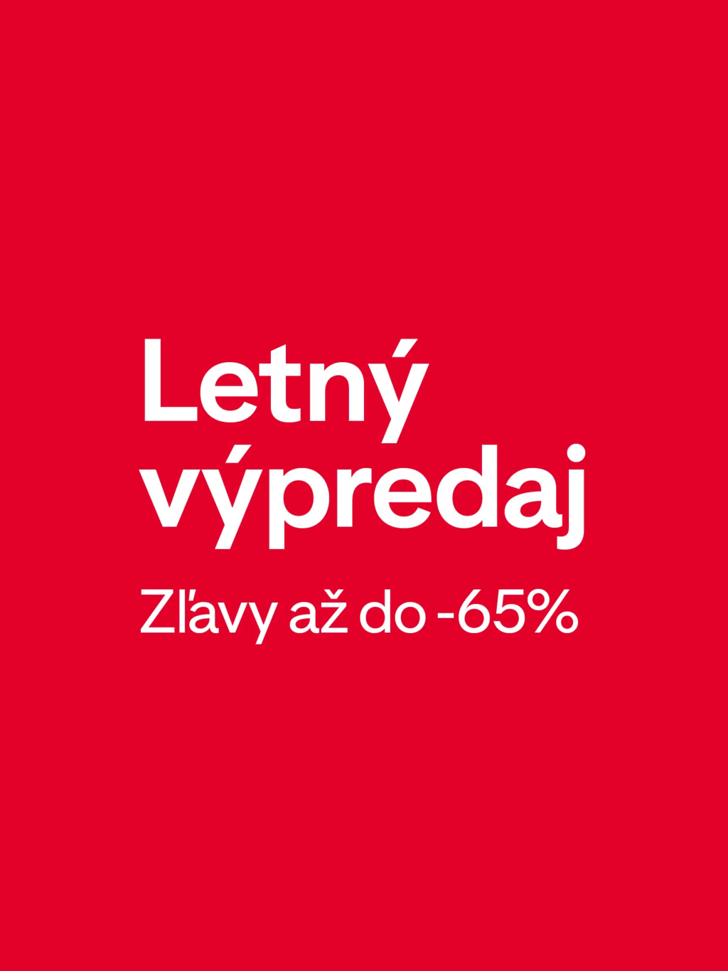 Letný výpredaj