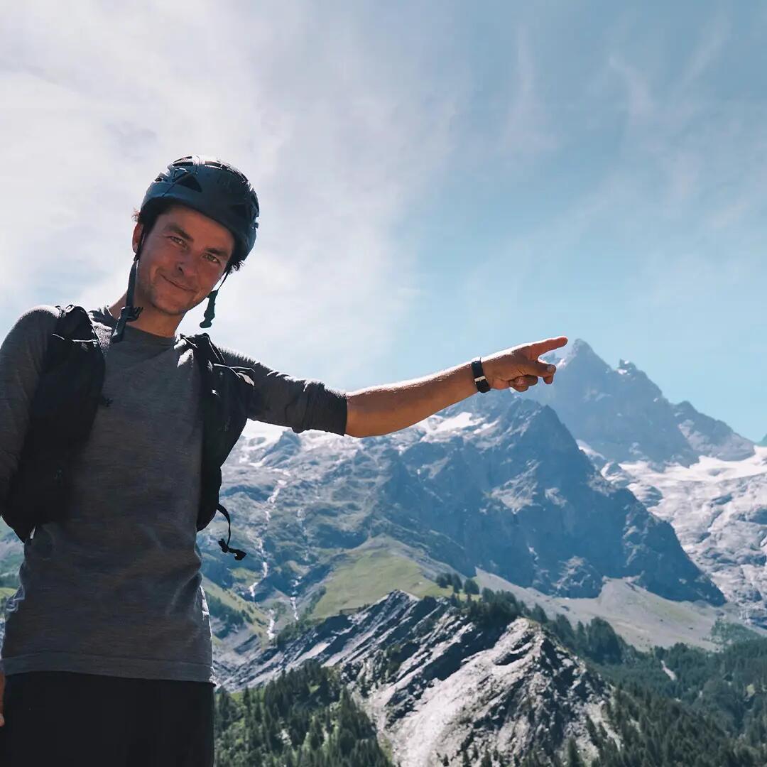 Nicolas Jean record la Meije