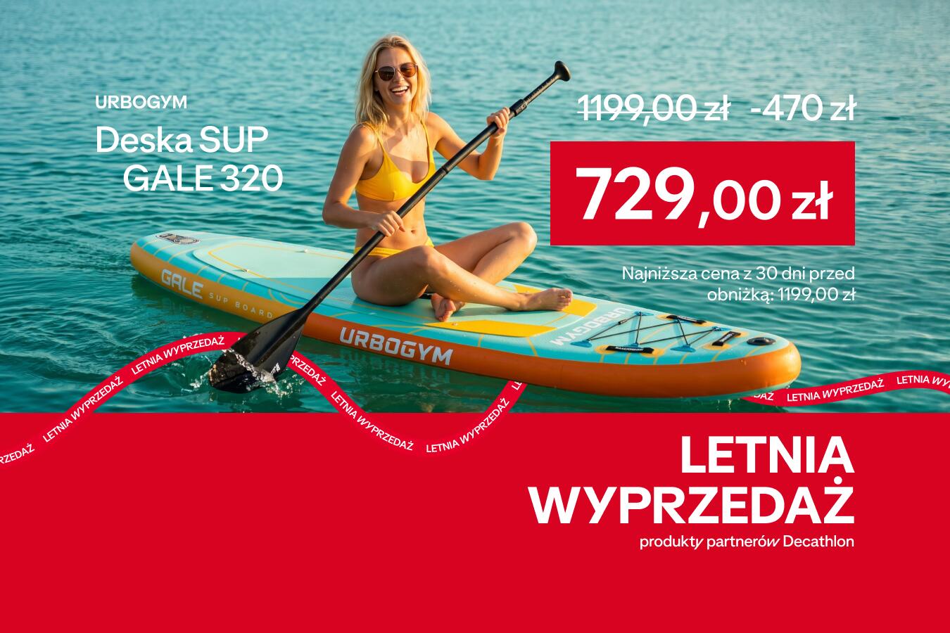 Deska SUP Gale 320 Urbogym za 729,00 zł