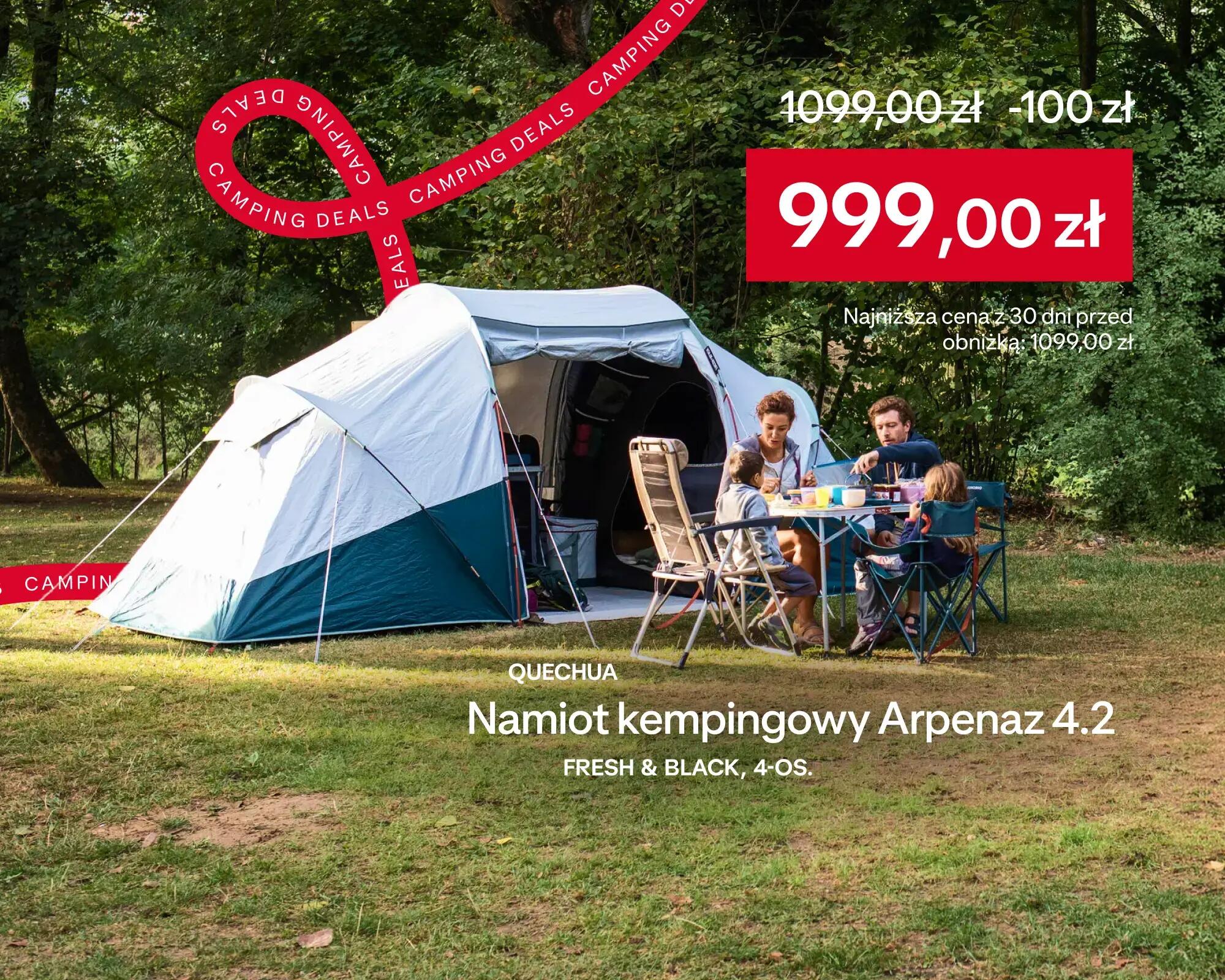 Produkty kempingowe w najlepszych cenach
