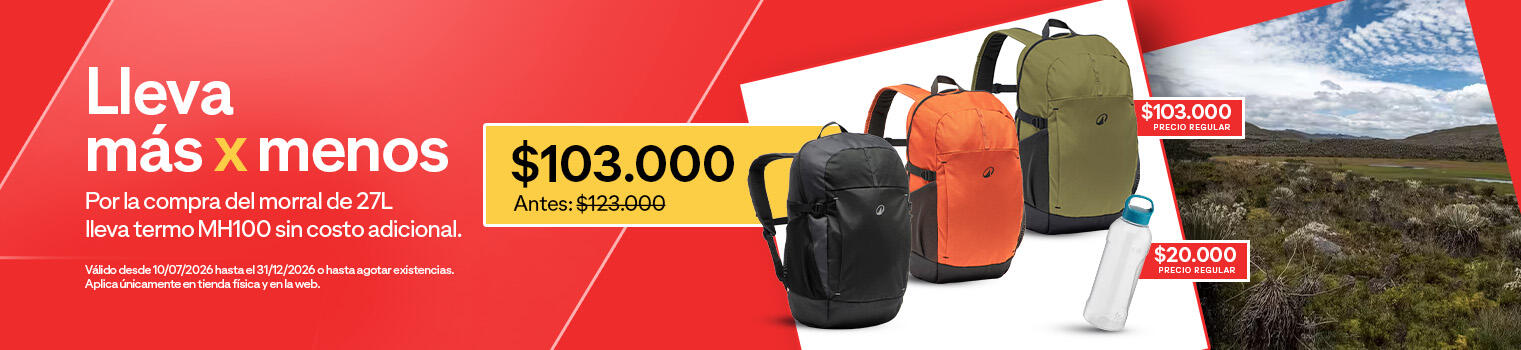 Promoción Morral Senderismo 27L