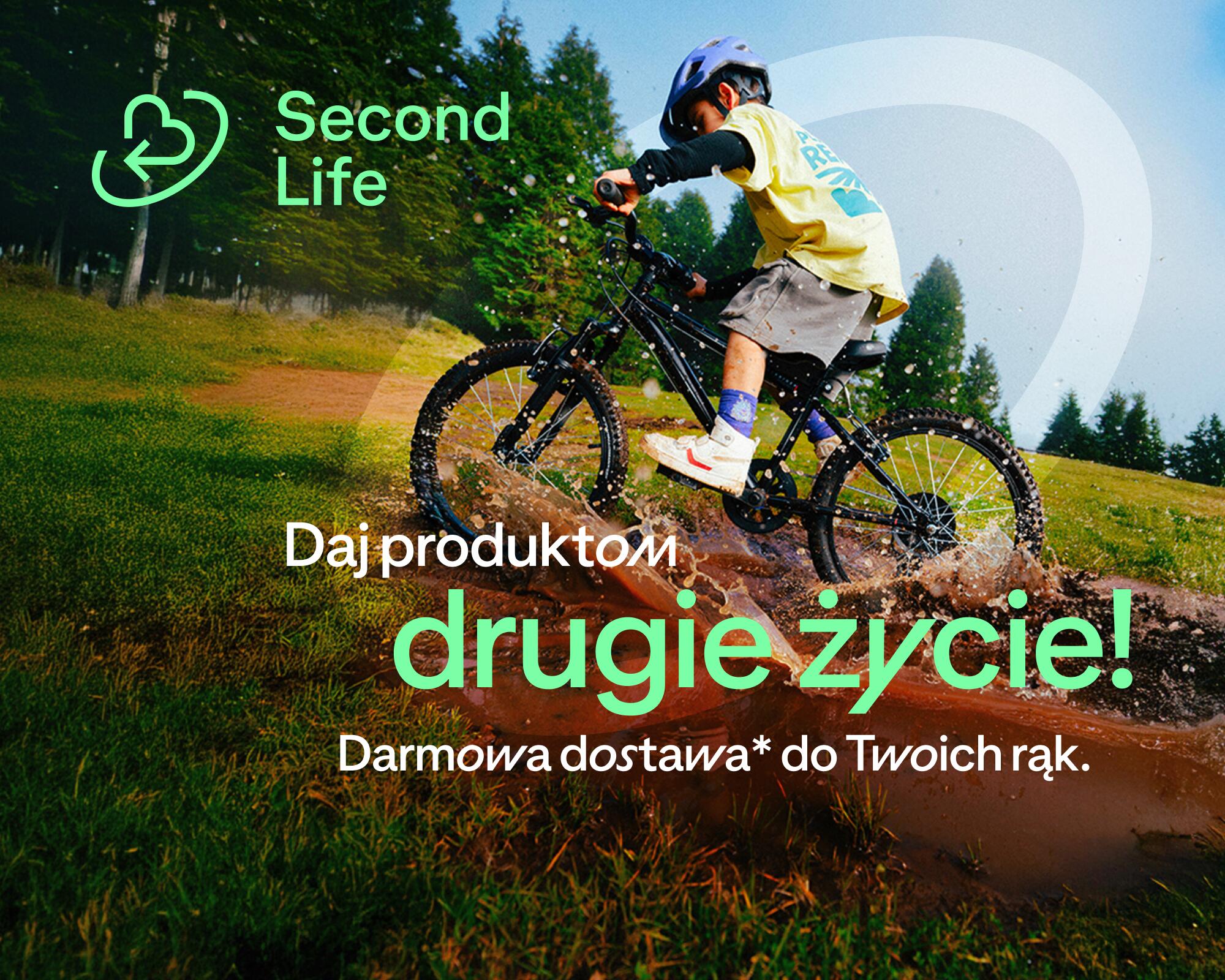 Produkty używane w niskich cenach z darmową dostawą do Twoich rąk . Darmowa dostawa obowiazuje tylko na produkty second life sprzedawane przez Decathlon.