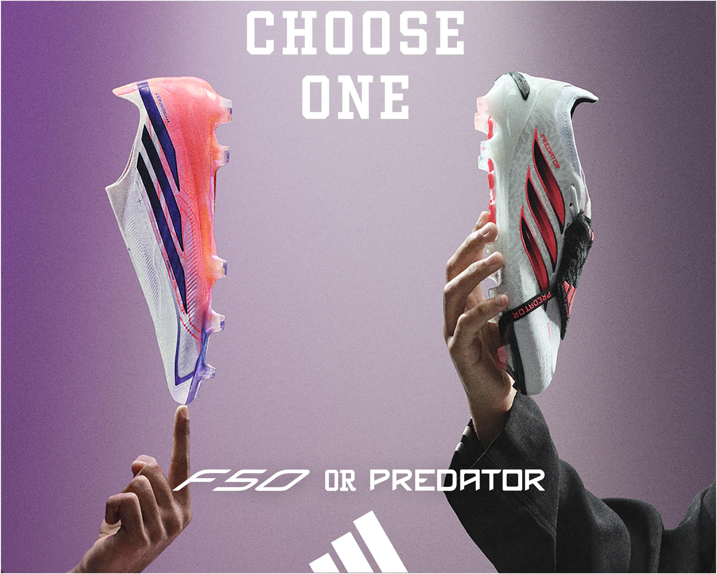 adidas Coose One: F50 or Predator