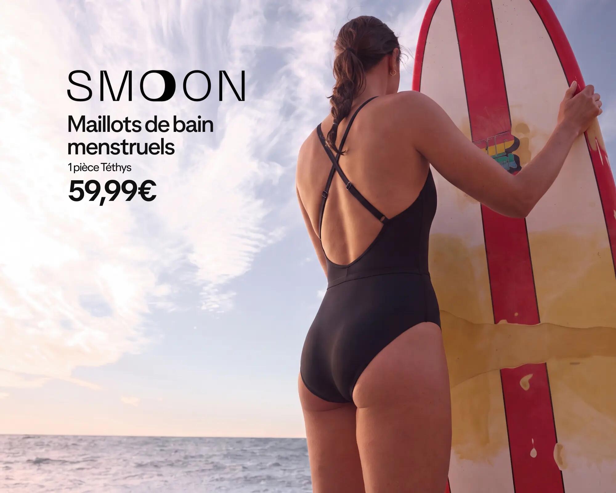 SMOON : Maillots de bain menstruels à 59,99€