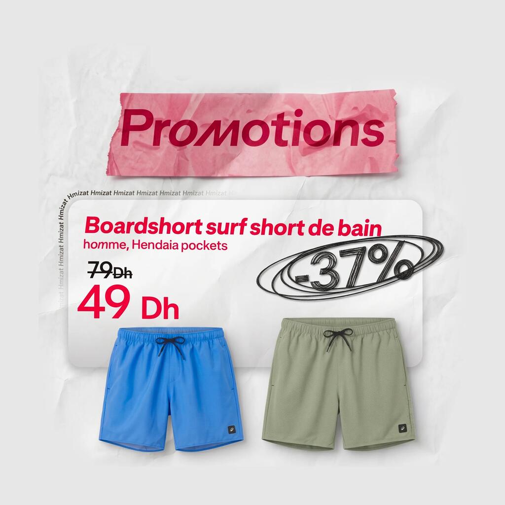 Soldes shorts de bain homme de Sport 