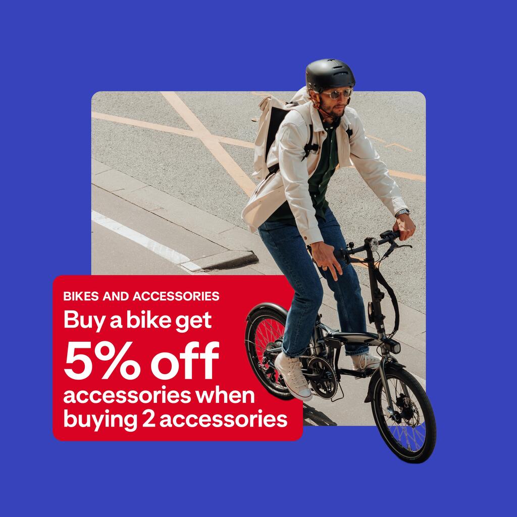 Receive a 5% discount on bike accessories