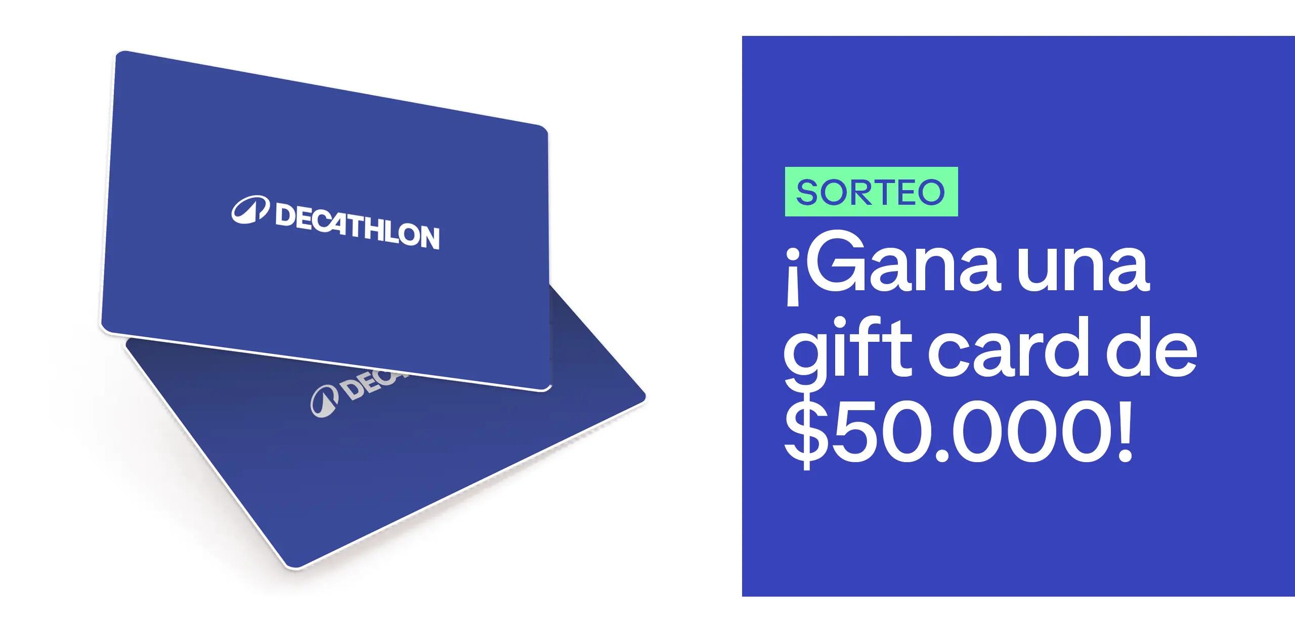 SORTEO ¡GANA UNA GIFT CARD DE $50.000!