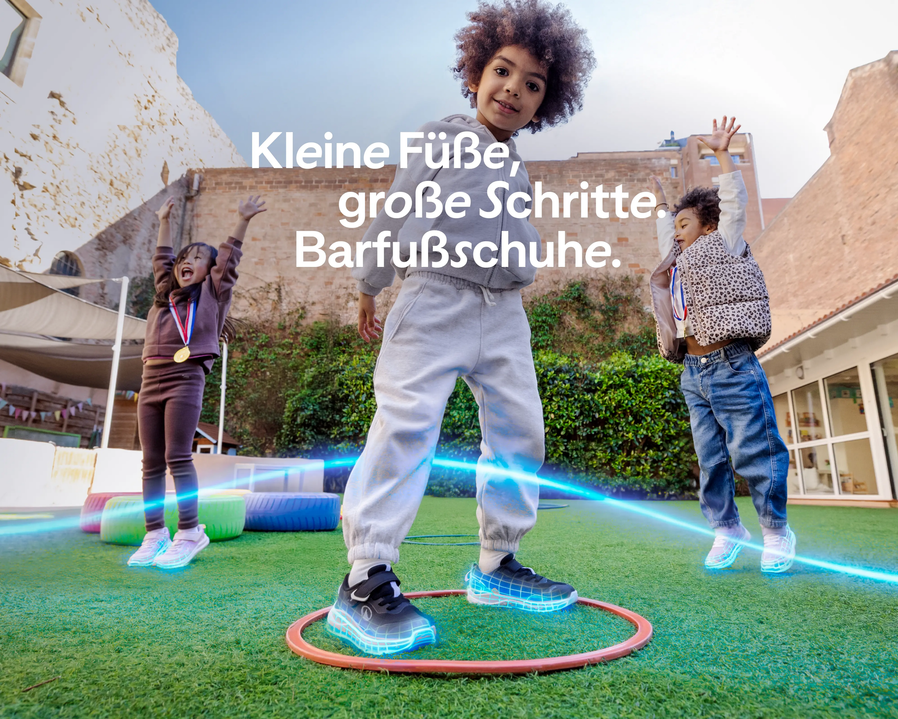 Kleine Füße, große Schritte. Barfußschuhe
