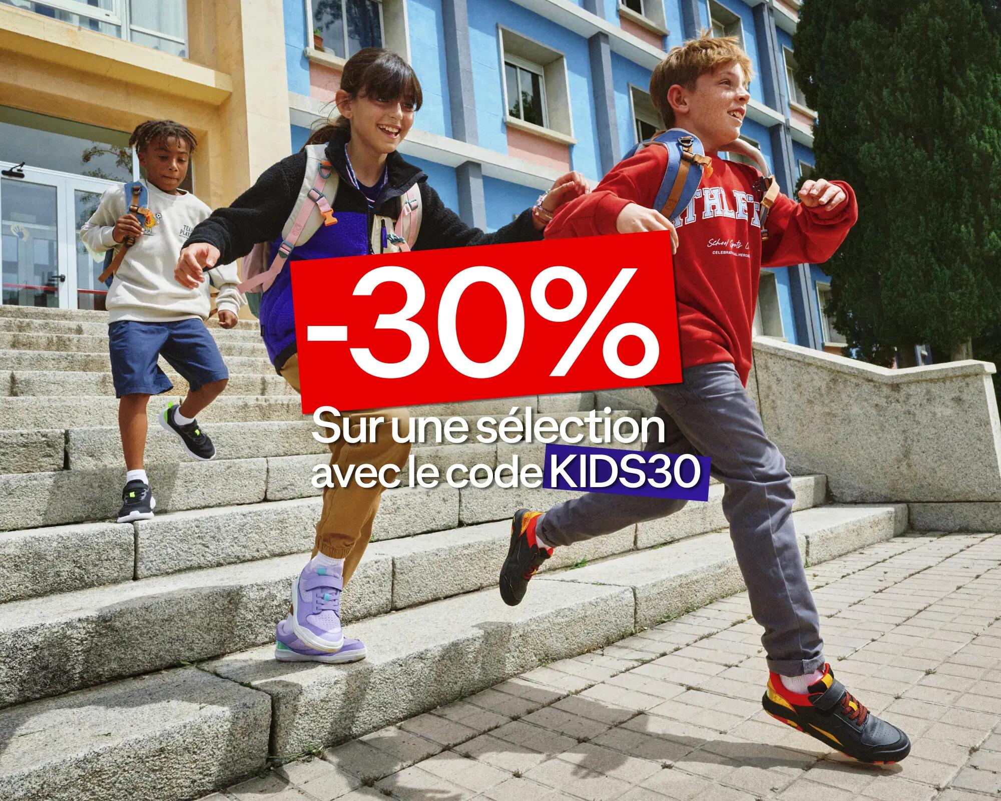 -30% sur une sélection avec le code KIDS30