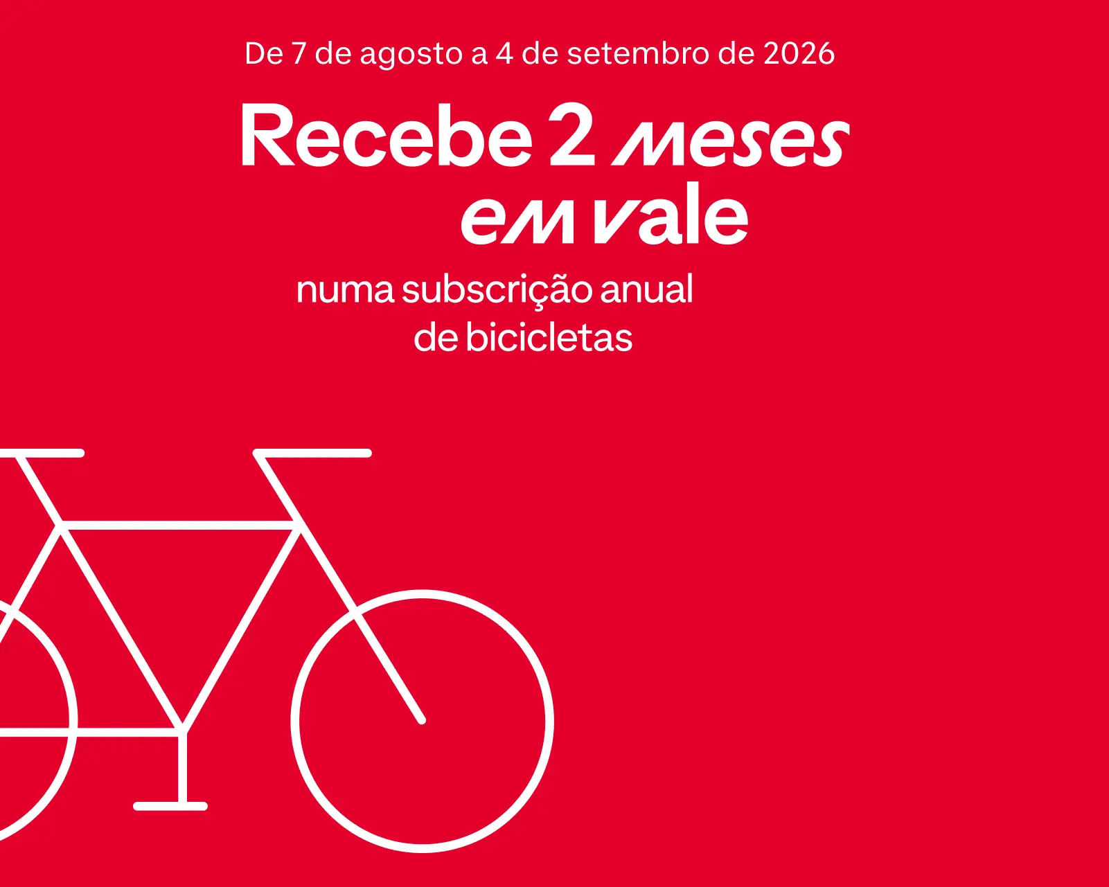 2 meses grátis na subscrição anual