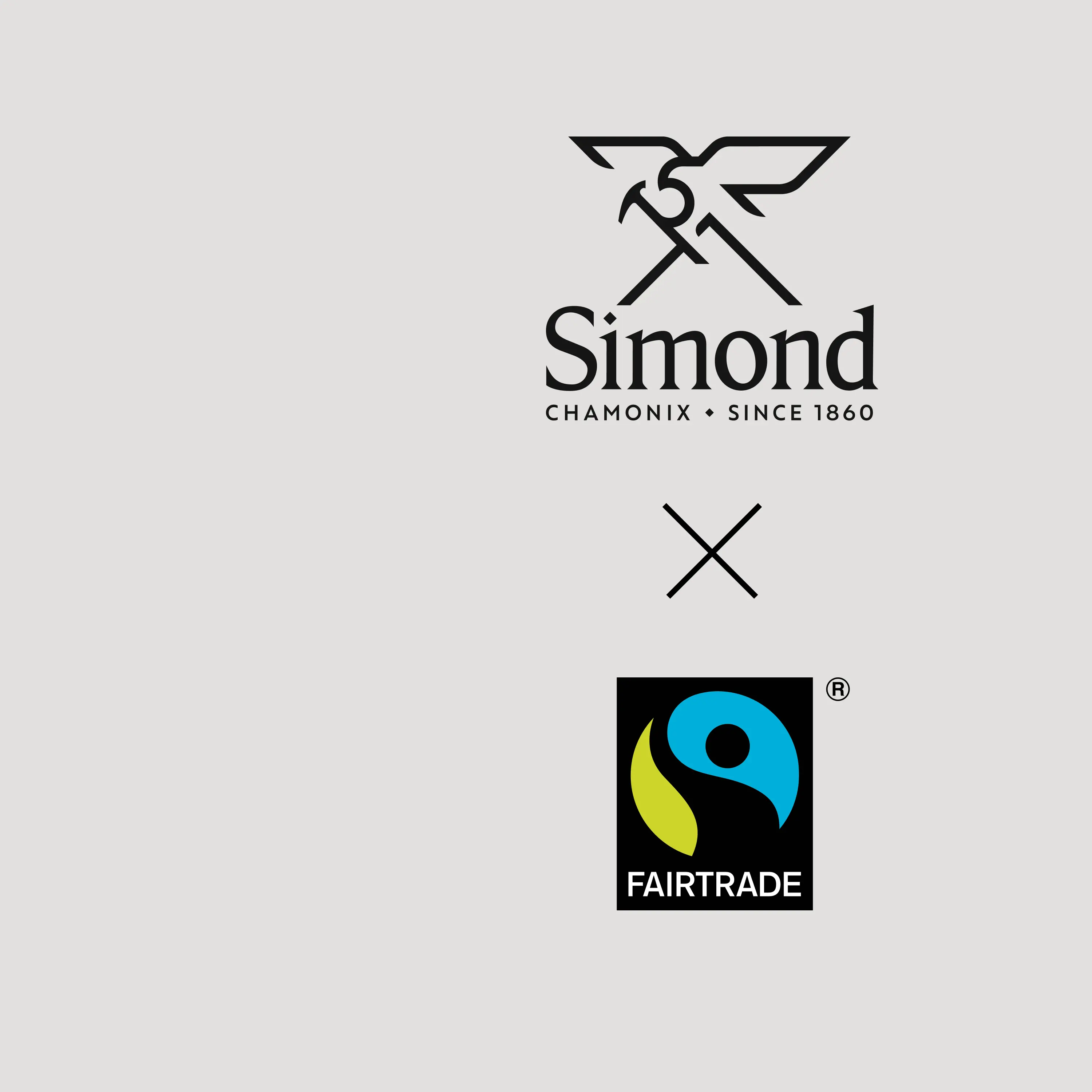Simond Logo und Fairtrade Logo