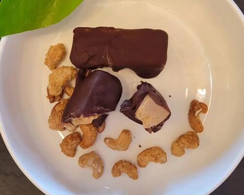 Recette : Dessert glacé caramel et cacahuète