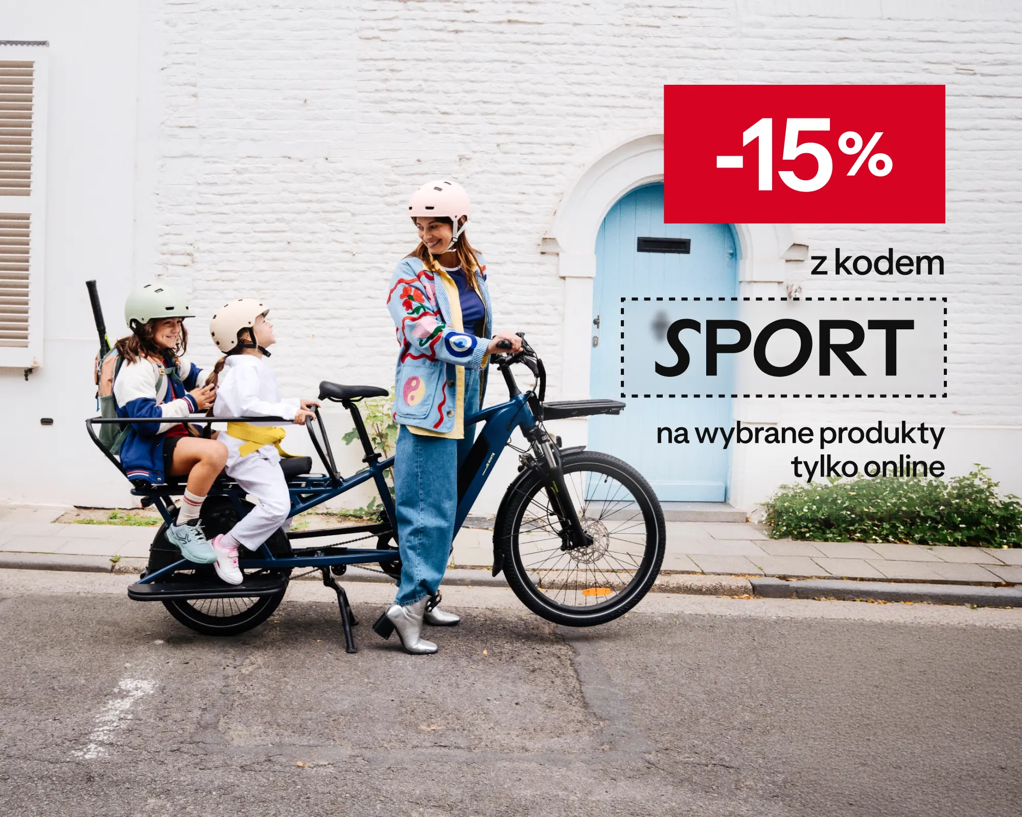 -15% z kodem SPORT na wybrane produkty, tylko online