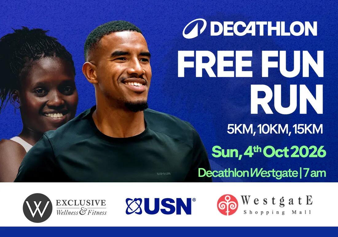 Decathlon Running Event Poster