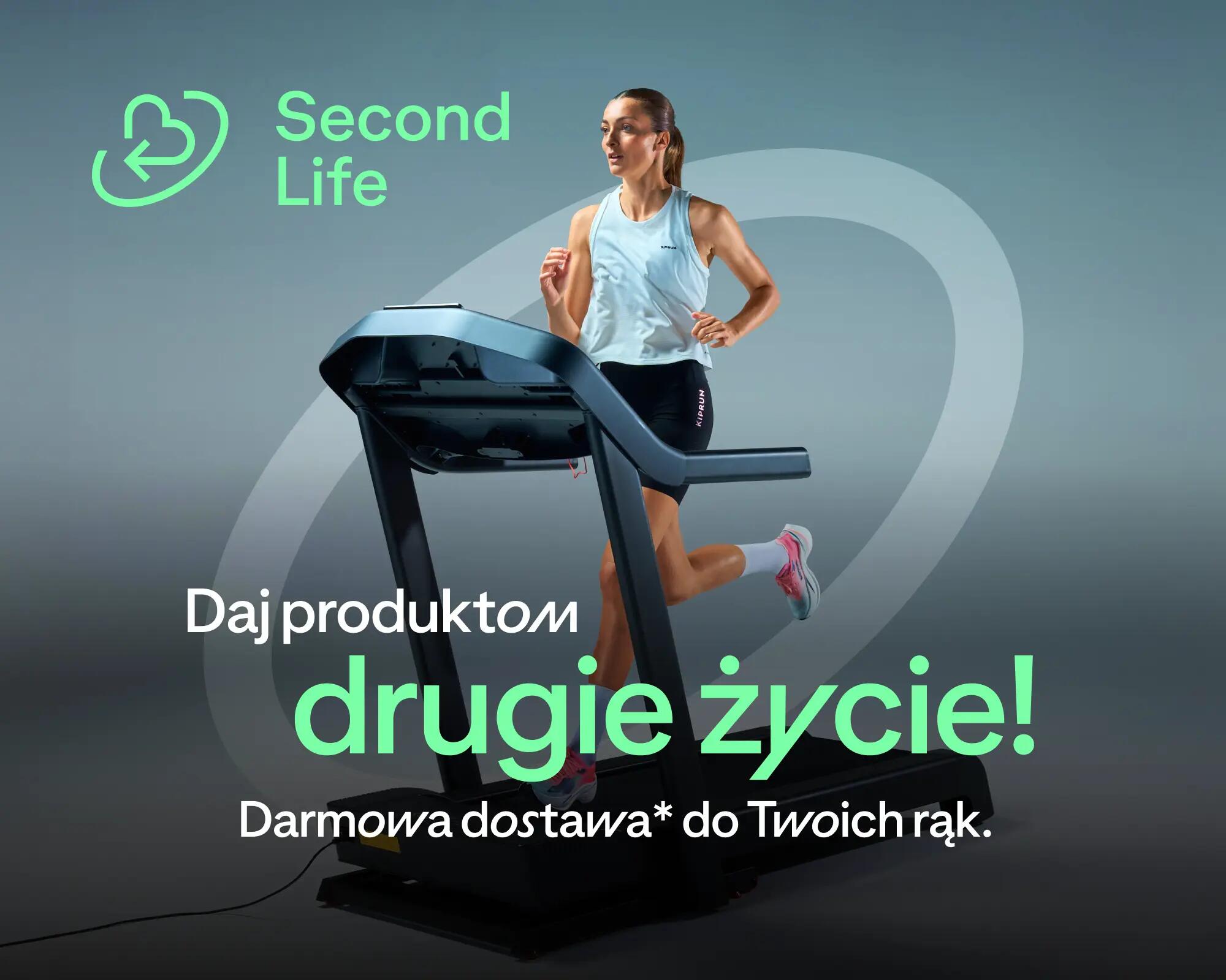 Produkty używane w niskich cenach z darmową dostawą do Twoich rąk . Darmowa dostawa obowiazuje tylko na produkty second life sprzedawane przez Decathlon.
