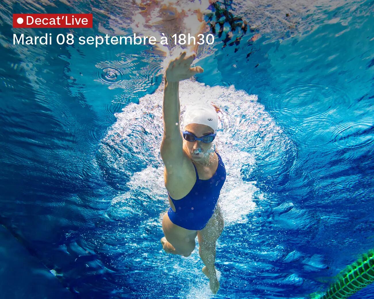 Decat'Live natation : Nos nouveautés en live : lunettes anti-buée, maillots...