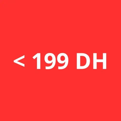 Bons plans moins de 199 dh