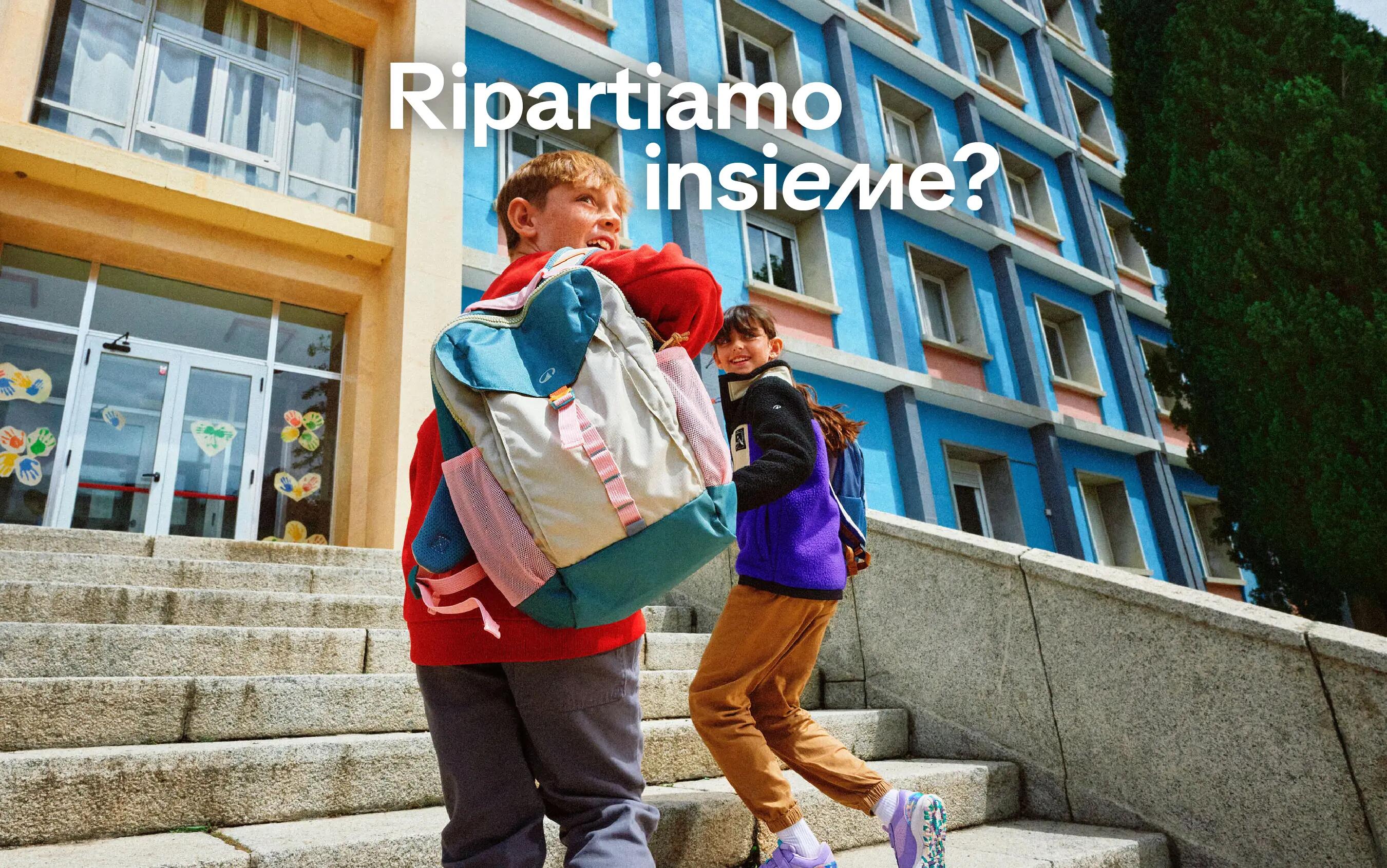 back to sport selezione bambino e bambina