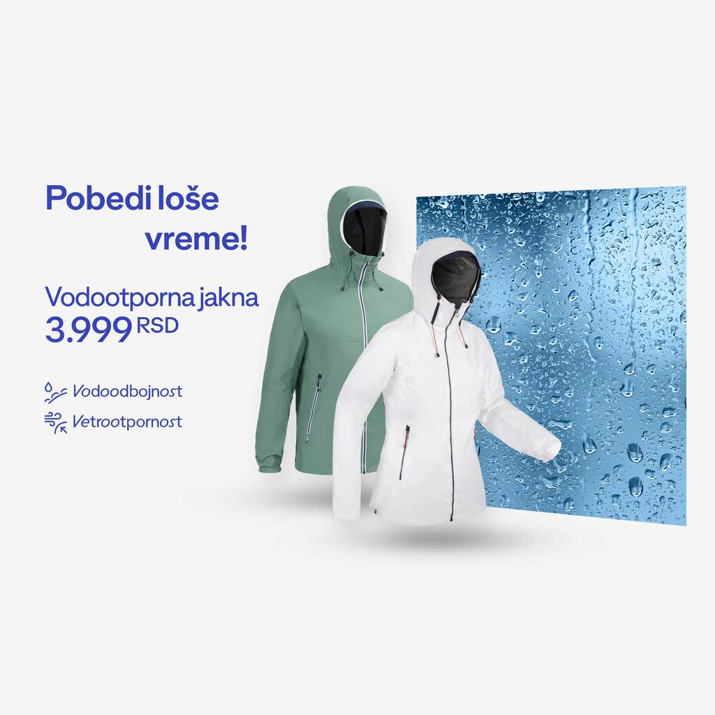 Pobedi loše vreme. Vodootporna jakna 3999RSD.