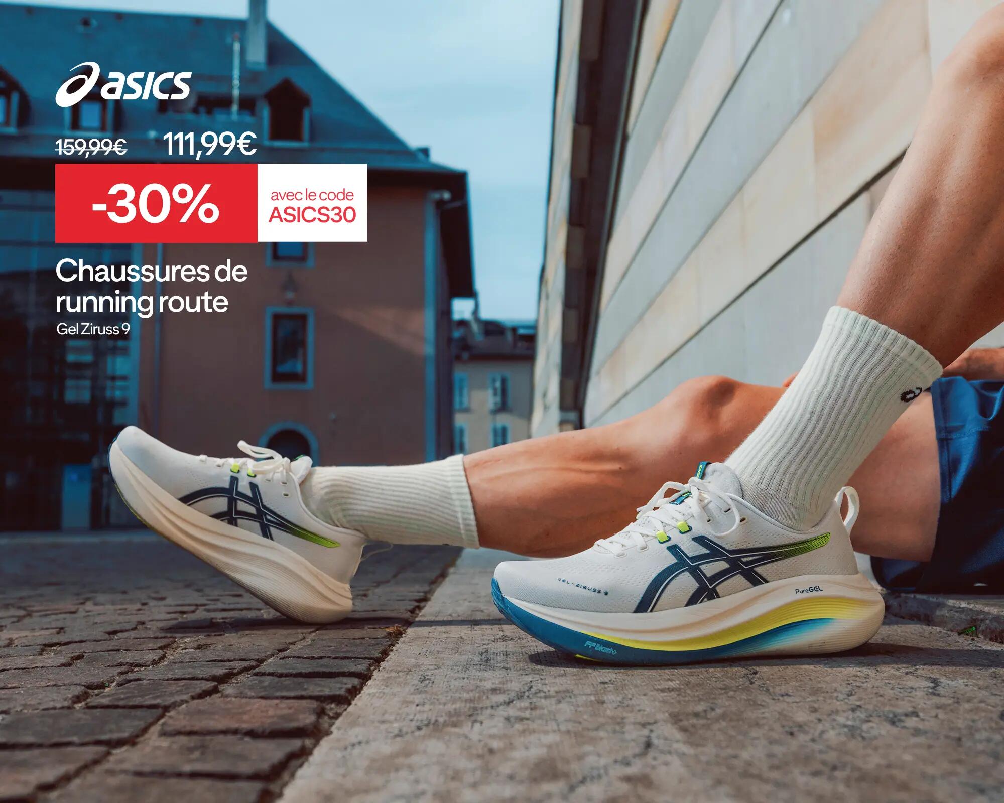-30% code ASICS30 sur une sélection de produit asics