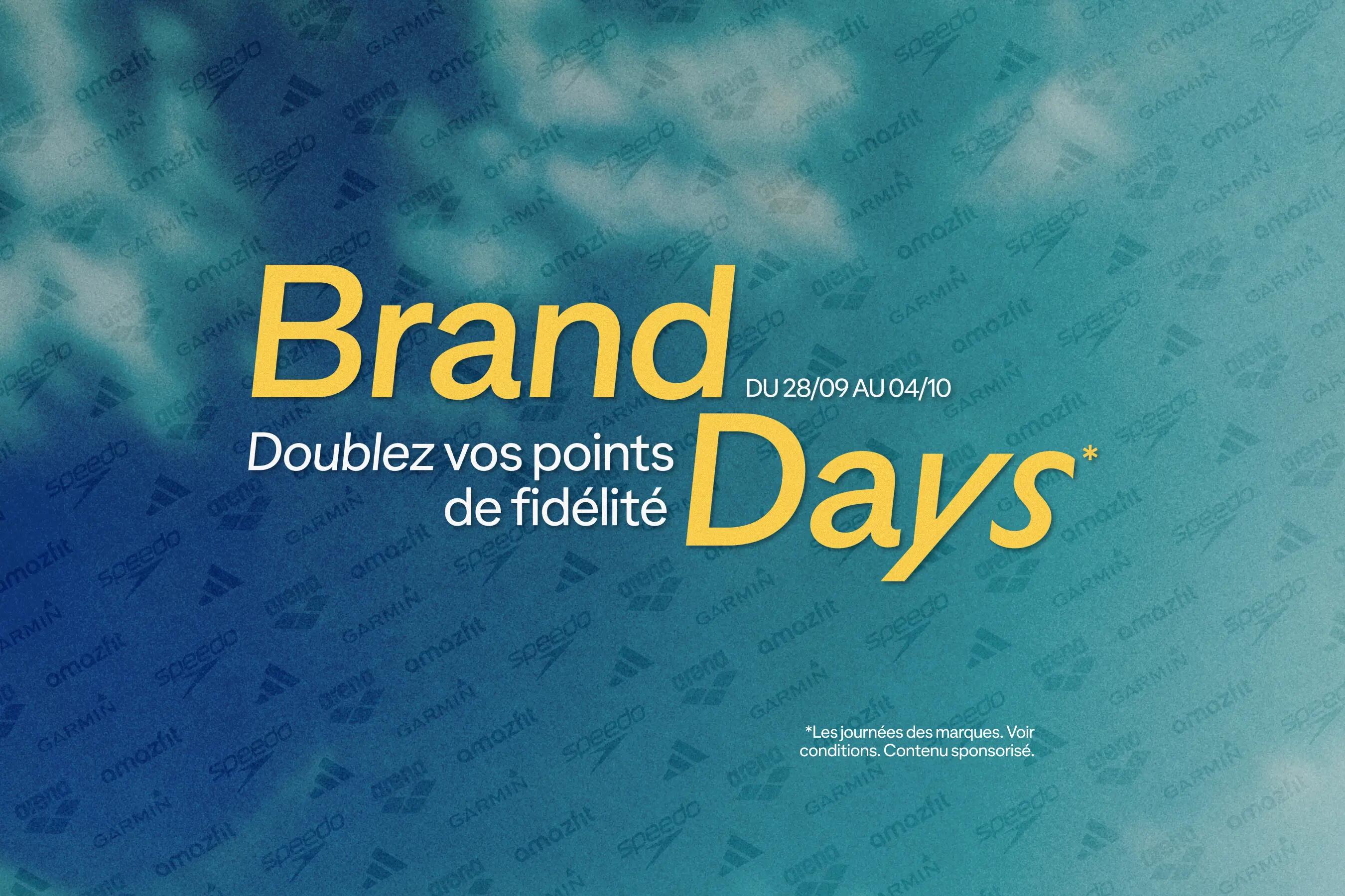 Les brand days chez Decathlon